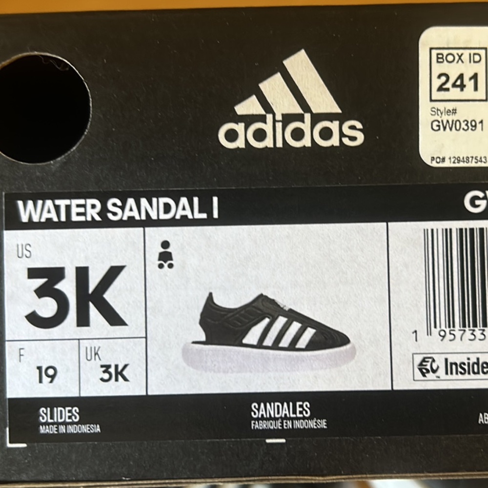 Adidas infant water sandal